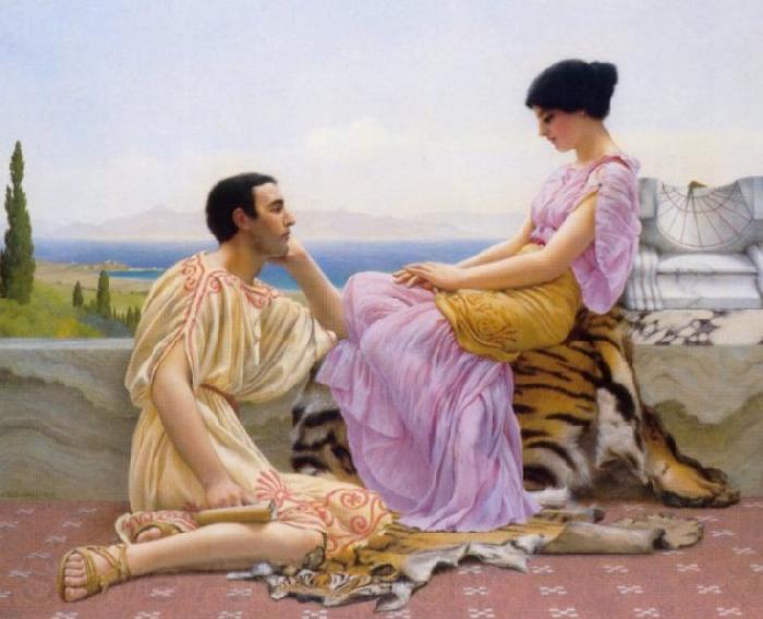 John William Godward Youth and Time